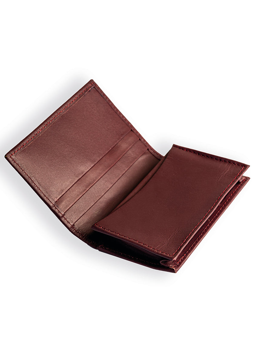 Leather Maroon Card Holder