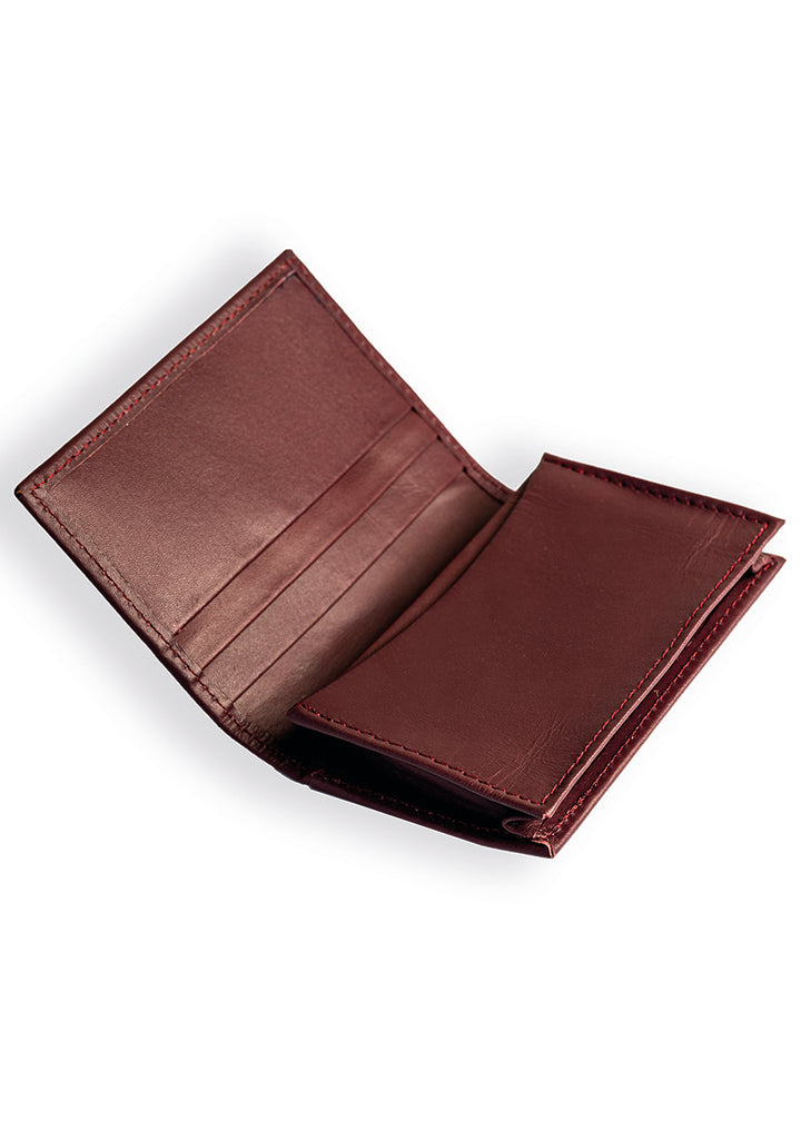 Leather Maroon Card Holder