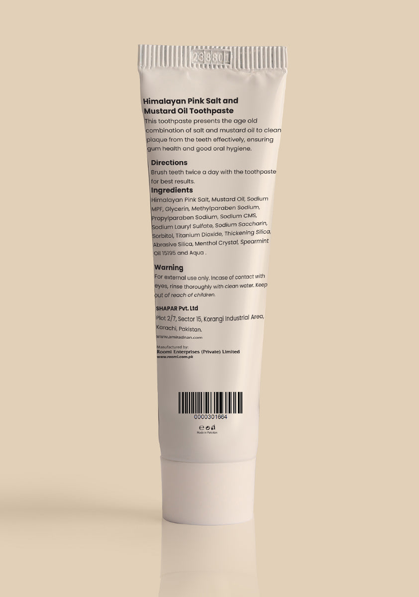 Toothpaste (Salt & Mustard Oil)