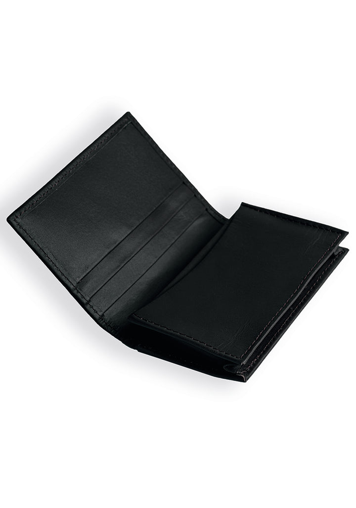 Leather Pirate Black Card Holder