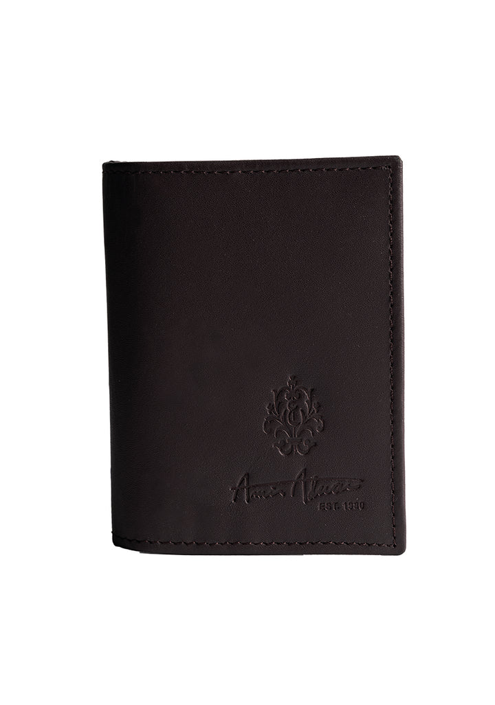 Leather Pirate Black Card Holder