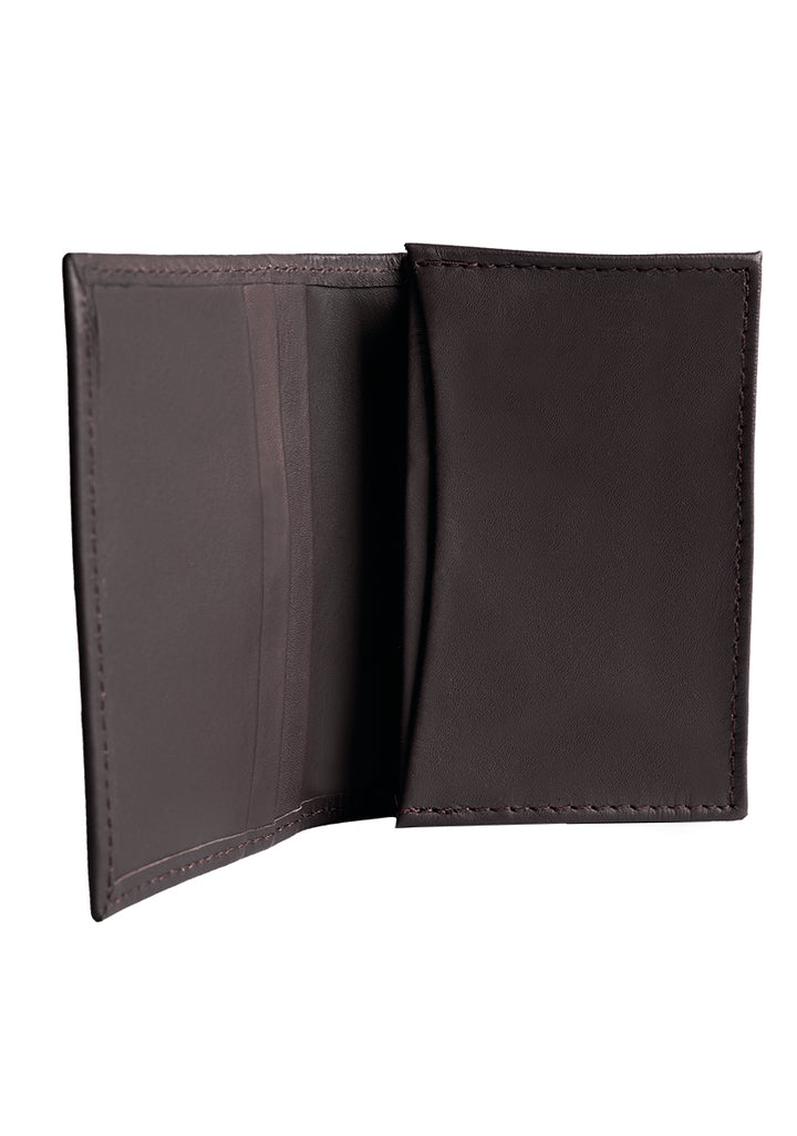 Leather Pirate Black Card Holder