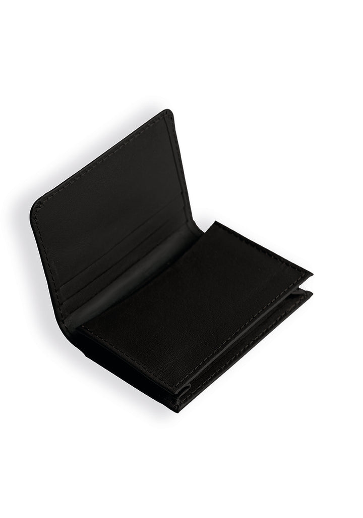 Leather  Pirate black Card Holder