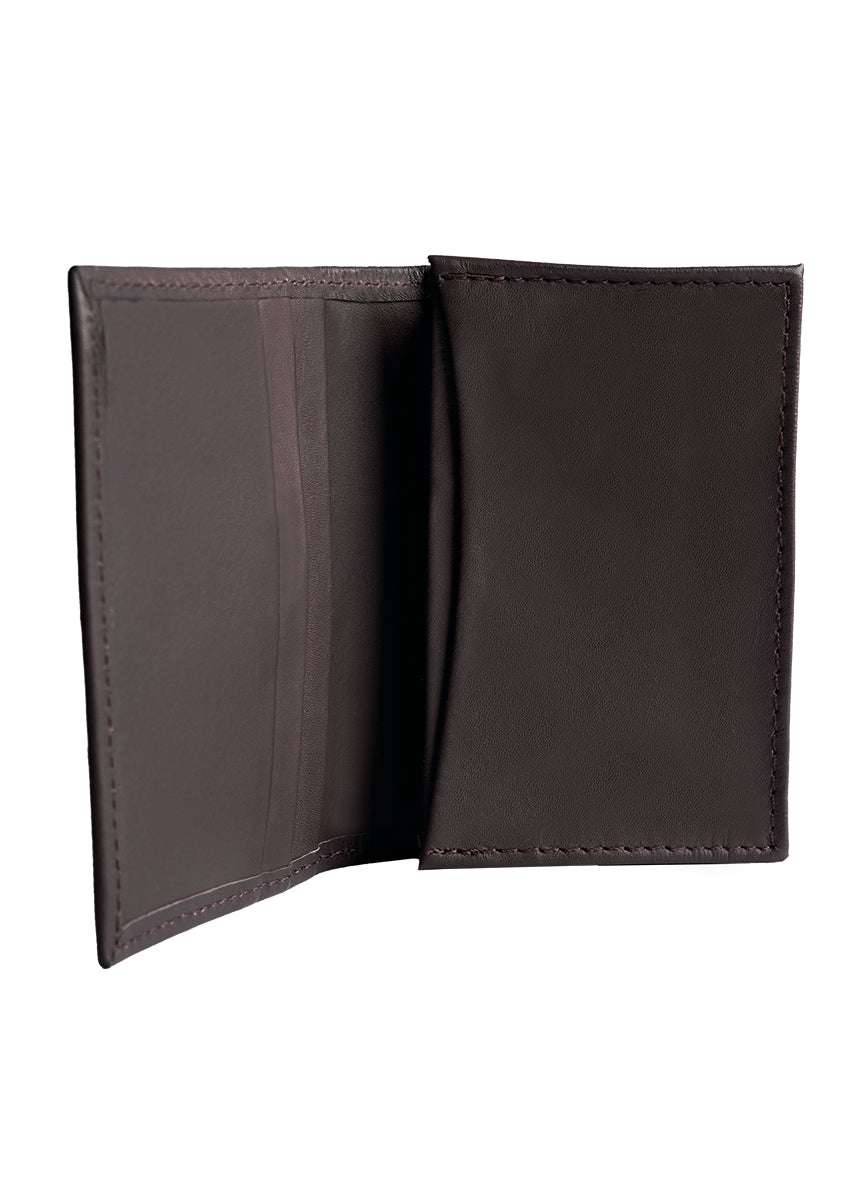 Leather  Pirate black Card Holder